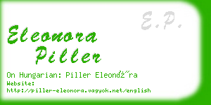 eleonora piller business card